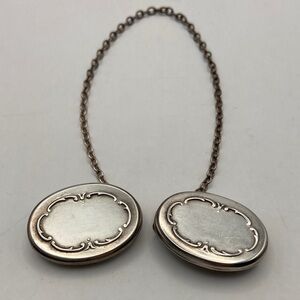 Vintage Sterling Silver 925 Cardigan Scarf Guards Clips